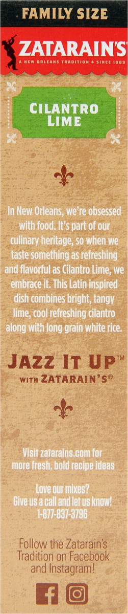 slide 6 of 9, Zatarain's Cilantro Lime Rice, 15 oz, 15 oz