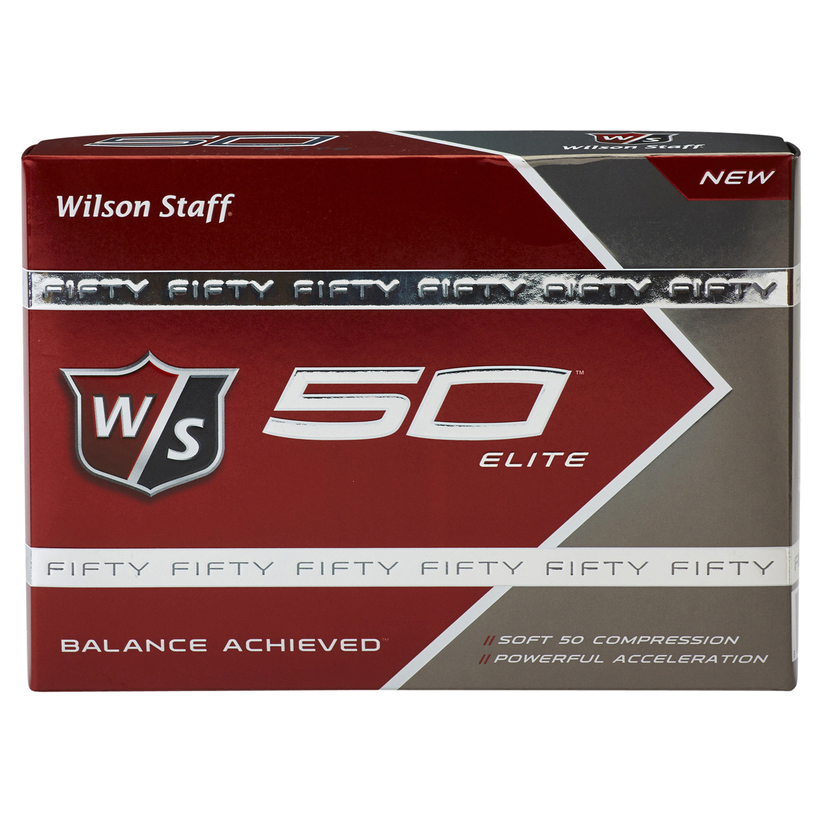 slide 1 of 1, WIlson Staff Fifty Elite Distance Golf Balls - White, 1 ct