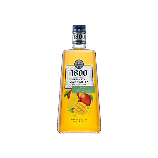 slide 1 of 1, 1800 Tequila 1800 Ultimate Mango Margarita, 1.75 liter