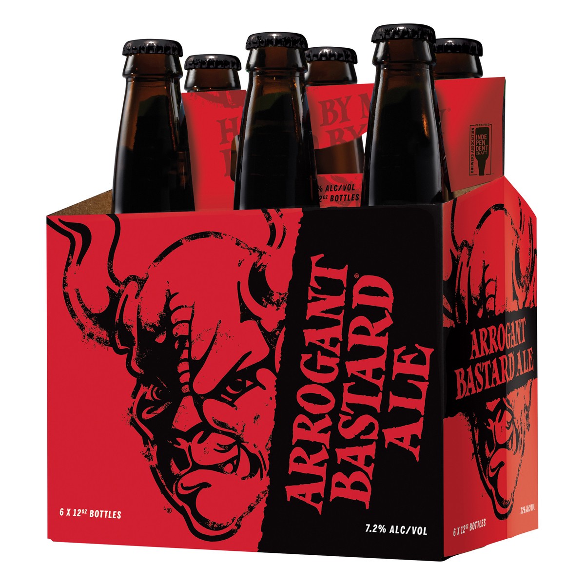 slide 3 of 7, Arrogant Bastard Ale Beer 6 ea, 6 ct