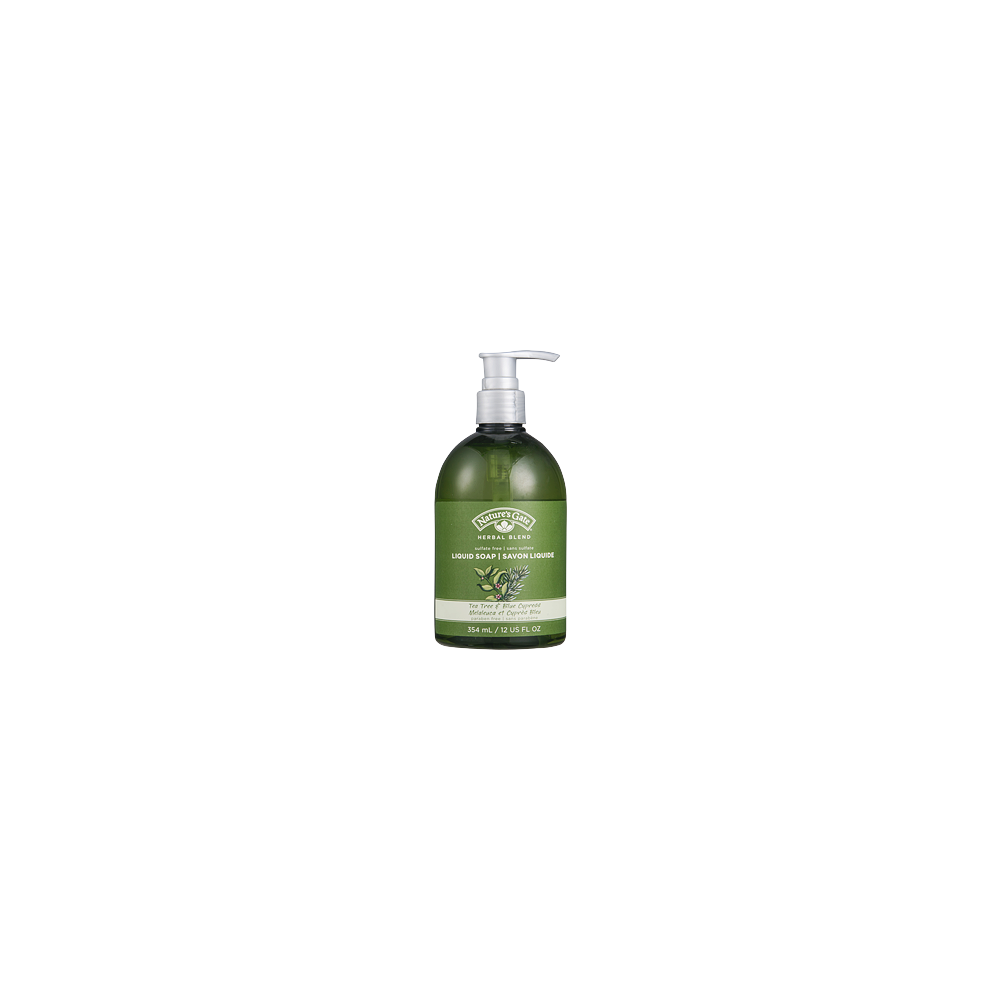 slide 1 of 1, Nature's Gate Tea Tree Blue Liquid Soap, 12 oz