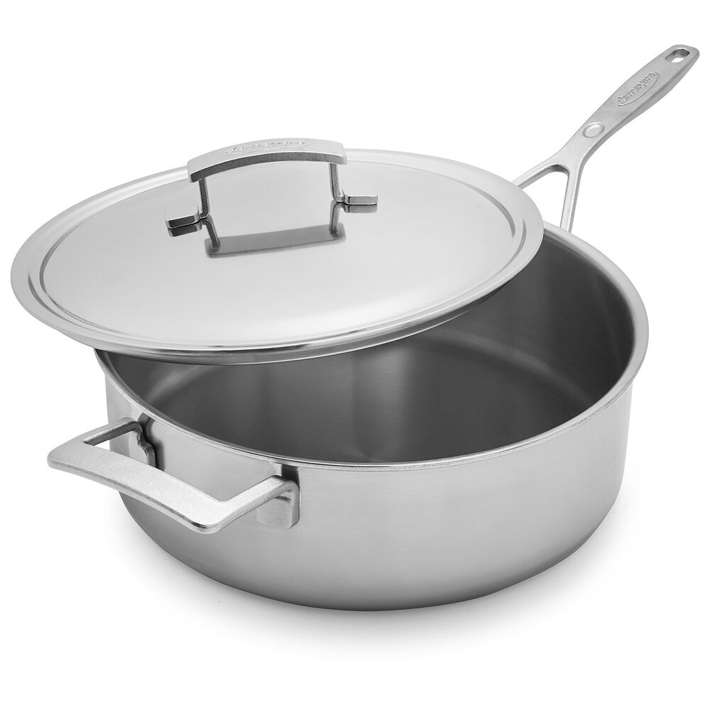 slide 1 of 1, Demeyere Industry5 Saut Pan with Thermo Lid, 3 qt