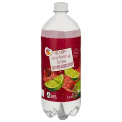 Giant Cranberry Lime Seltzer Water