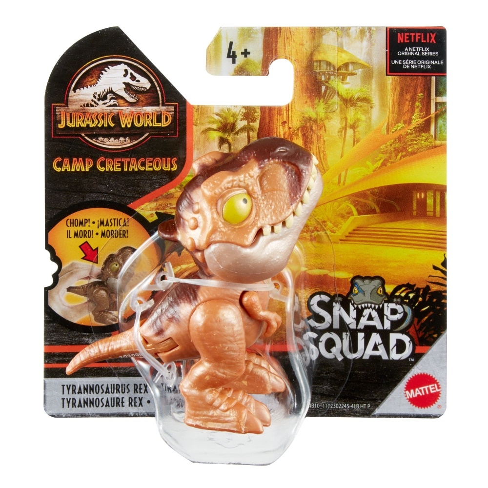 slide 1 of 1, Mattel Jurassic World Snap Squad Tyrannosaurus Rex Toy, 1 ct