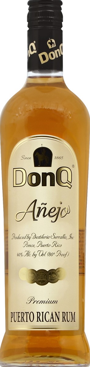 slide 2 of 2, Don Q Añejo Premium Puerto Rican Rum, 750 ml