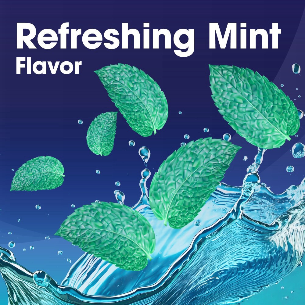 slide 3 of 5, Kroger Refreshing Mint Alcohol-Free Fluoride Mouthwash, 33.8 fl oz