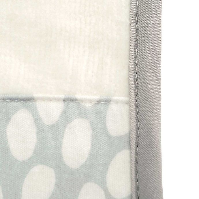 slide 3 of 3, Elegant Baby Organic Washcloth Set - Grey Dot Print, 3 ct