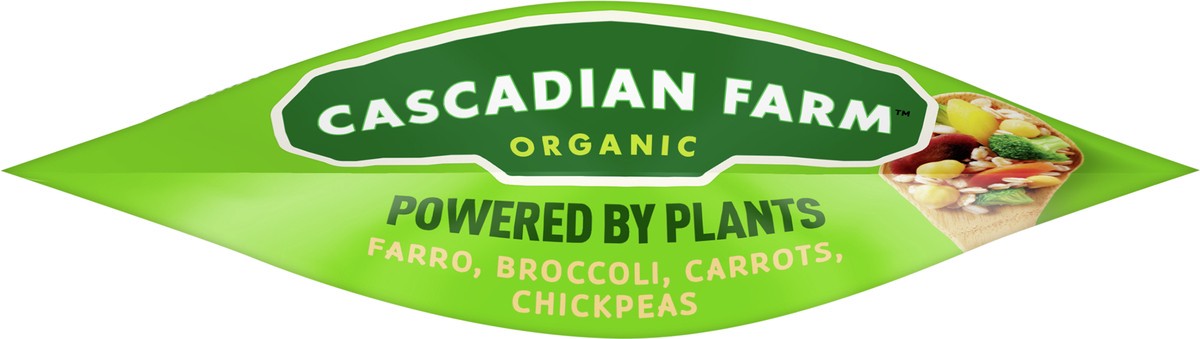 slide 6 of 9, Cascadian Farm Organic Powered By Plants Frozen Vegetables – Farro, Broccoli, Carrots, Chickpeas, 24 oz., 24 oz