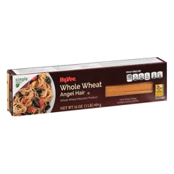 Hy-vee Whole Wheat Macaroni Product, Angel Hair