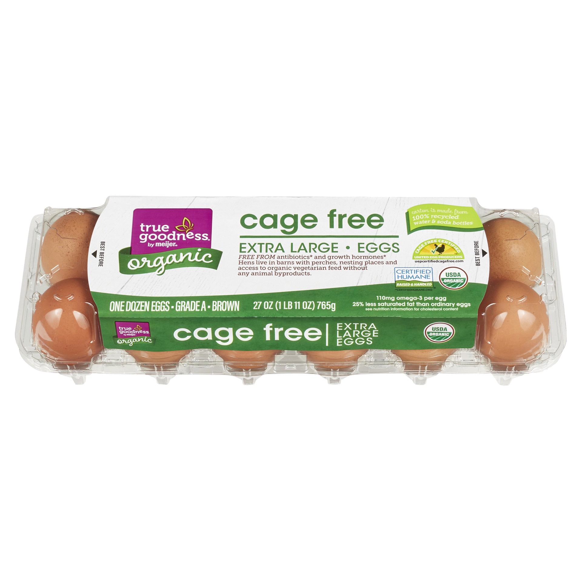 slide 9 of 29, True Goodness Organic Cage Free Extra Large Eggs, Dozen, 12 ct