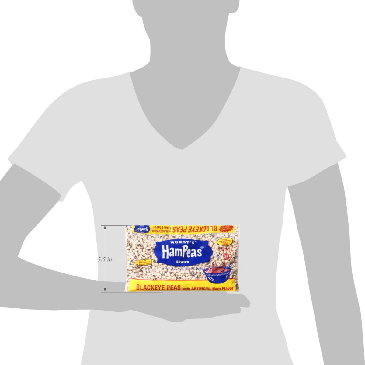 slide 6 of 14, Hurst's HamPeas Blackeye Peas with Artificial Ham Flavor 20 oz, 20 oz