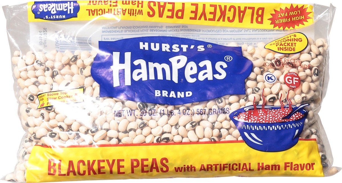 slide 14 of 14, Hurst's HamPeas Blackeye Peas with Artificial Ham Flavor 20 oz, 20 oz
