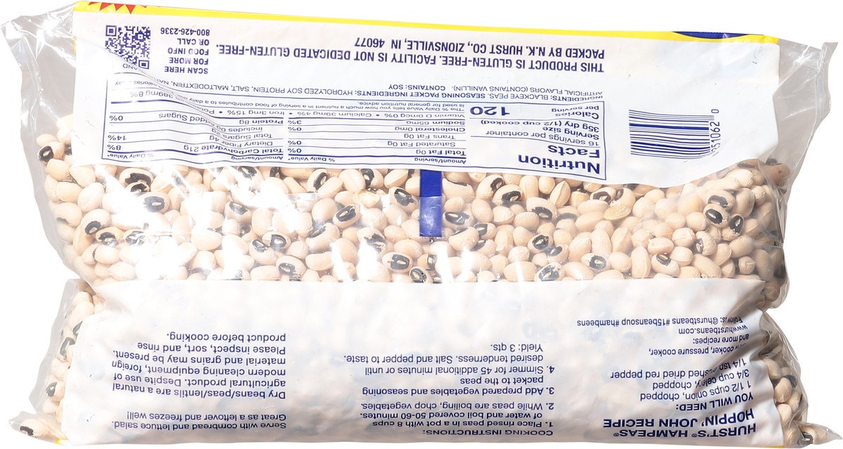 slide 13 of 14, Hurst's HamPeas Blackeye Peas with Artificial Ham Flavor 20 oz, 20 oz