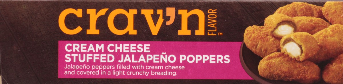 slide 3 of 9, Crav'n Flavor Cream Cheese Stuffed Jalapeno Poppers 8 Oz, 8 oz