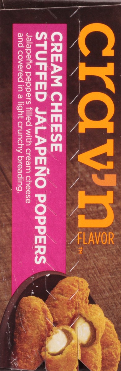 slide 5 of 9, Crav'n Flavor Cream Cheese Stuffed Jalapeno Poppers 8 Oz, 8 oz