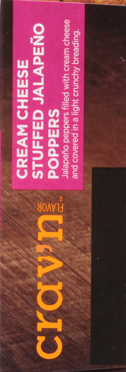 slide 4 of 9, Crav'n Flavor Cream Cheese Stuffed Jalapeno Poppers 8 Oz, 8 oz