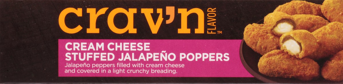 slide 8 of 9, Crav'n Flavor Cream Cheese Stuffed Jalapeno Poppers 8 Oz, 8 oz