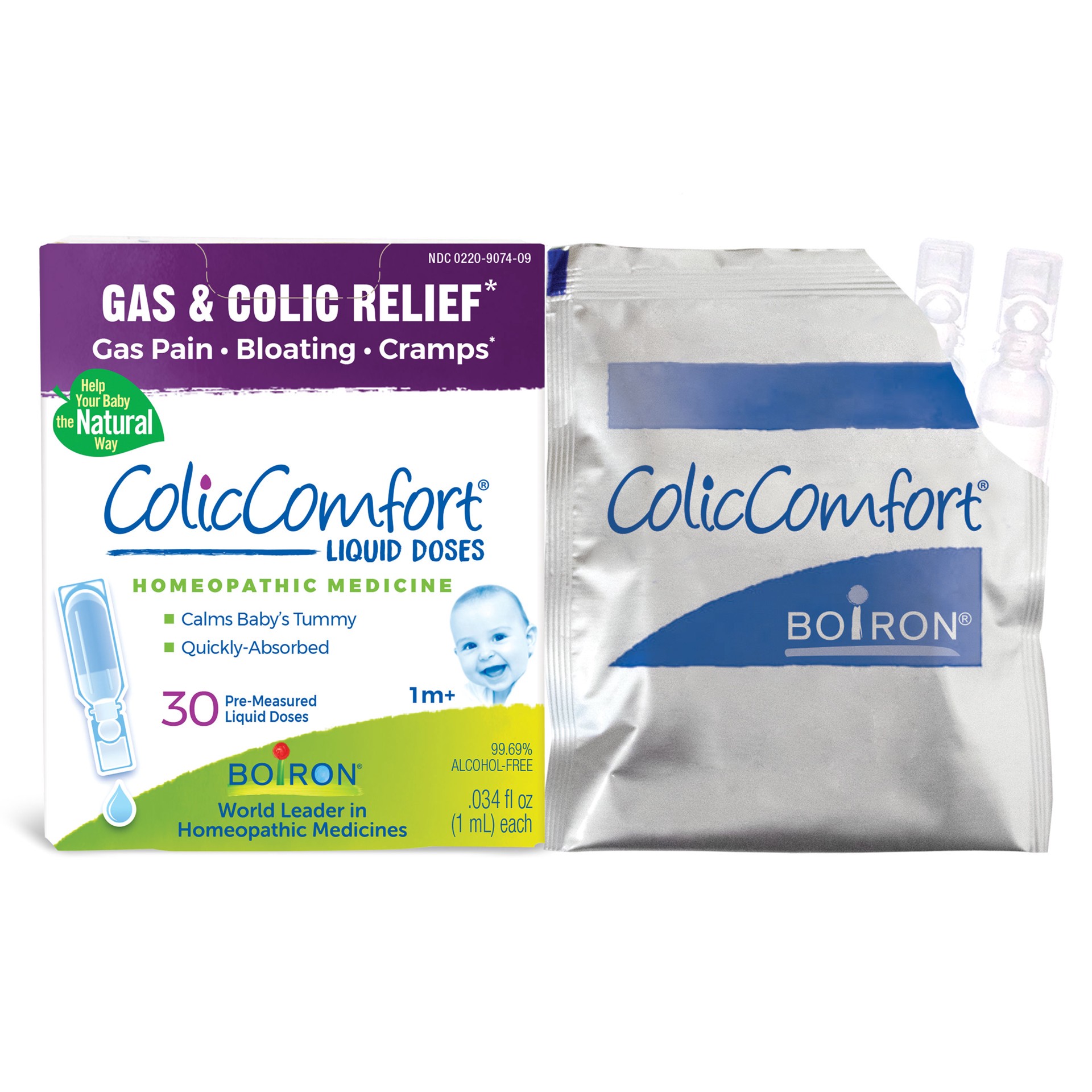 slide 1 of 8, Boiron ColicComfort Colic & Gas Relief, 30 ct