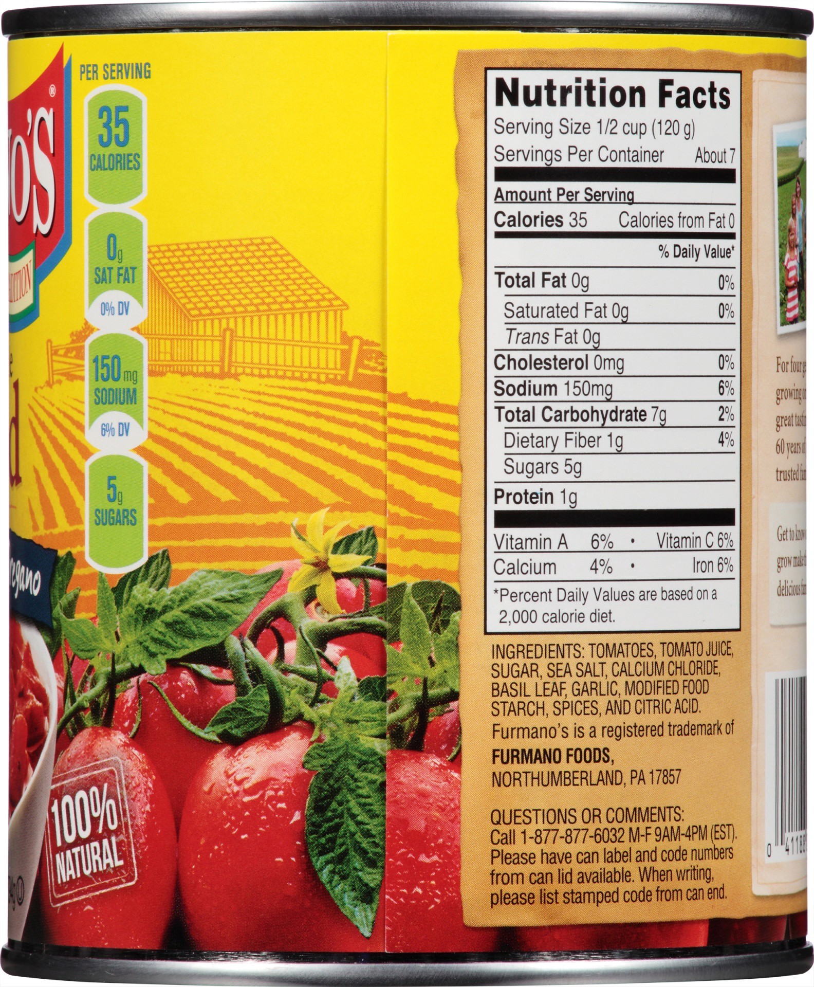 slide 4 of 6, Furmanos Tomato Italian Diced, 28 oz