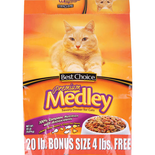 slide 1 of 1, Best Choice Premium Medley Dry Cat Food, 16 lb