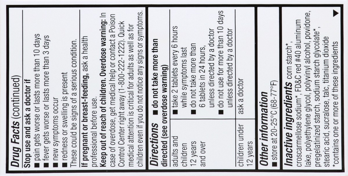 slide 5 of 8, Good Sense Acetaminophen 50 ea, 50 ct