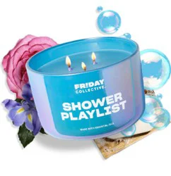 Friday Collective Shower Playlist Candle