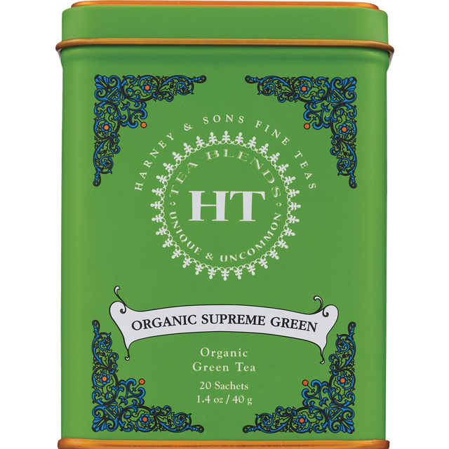 slide 1 of 1, H&S Organic Plain Green Tea- 20 ct, 20 ct