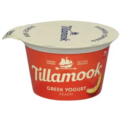 Tillamook Peach Greek Yogurt 5.3 oz