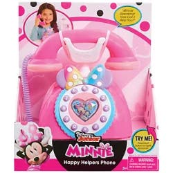 Disney Minnie Mouse Minnie's Happy Helpers Pink Rotary Play Phone