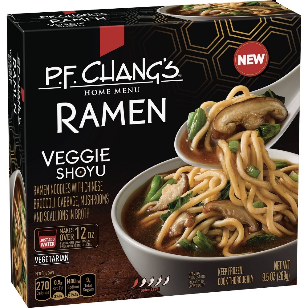 slide 2 of 6, P.F. Chang's Home Menu Veggie Shoyu Ramen Frozen Meal, 9.5 oz