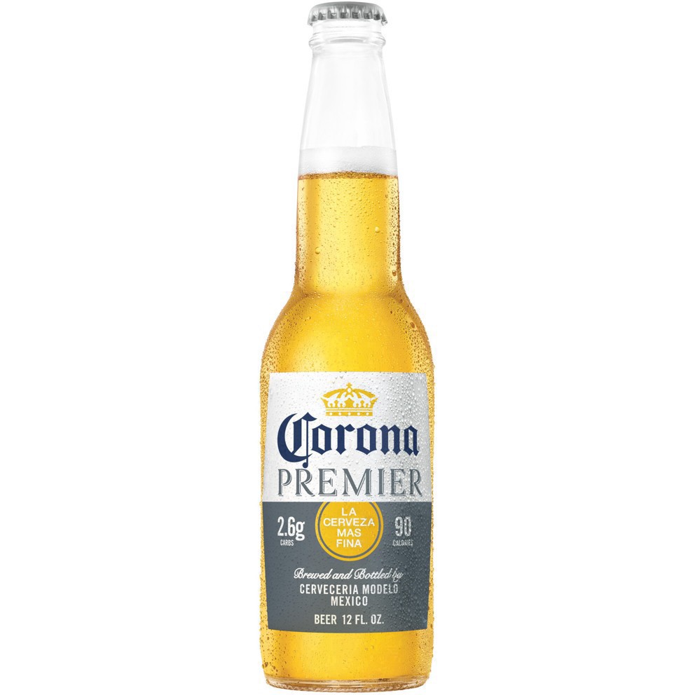 slide 54 of 112, Corona Premier Mexican Lager Import Light Beer, 12 pk 12 fl oz Bottles, 4.0% ABV, 144 fl oz