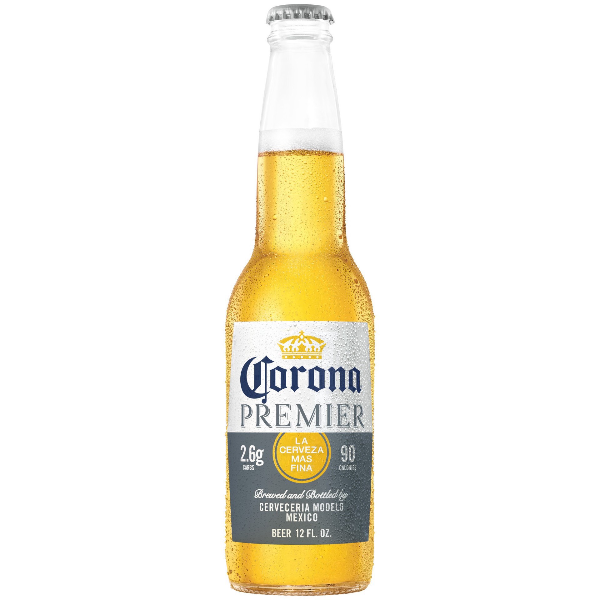slide 76 of 112, Corona Premier Mexican Lager Import Light Beer, 12 pk 12 fl oz Bottles, 4.0% ABV, 144 fl oz