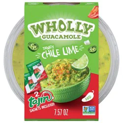 Wholly Wholesome Guacamole Chile Lime Med 7.5 Bowl