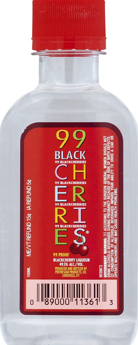 slide 2 of 2, 99 Brand Liqueur, Blackcherry, 100 ml