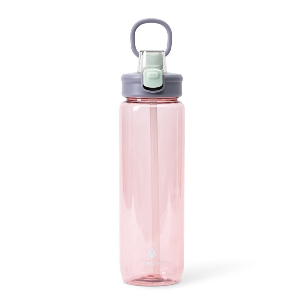 slide 3 of 4, Manna™ Push™ Water Bottle - Pink, 39 oz