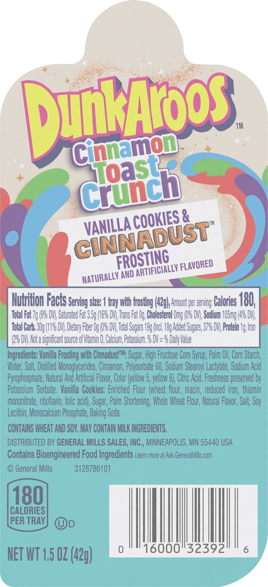 slide 13 of 14, DunkAroos Vanilla Cookies and Cinnamon Toast Crunch Frosting, 1.5 oz, 1.5 oz