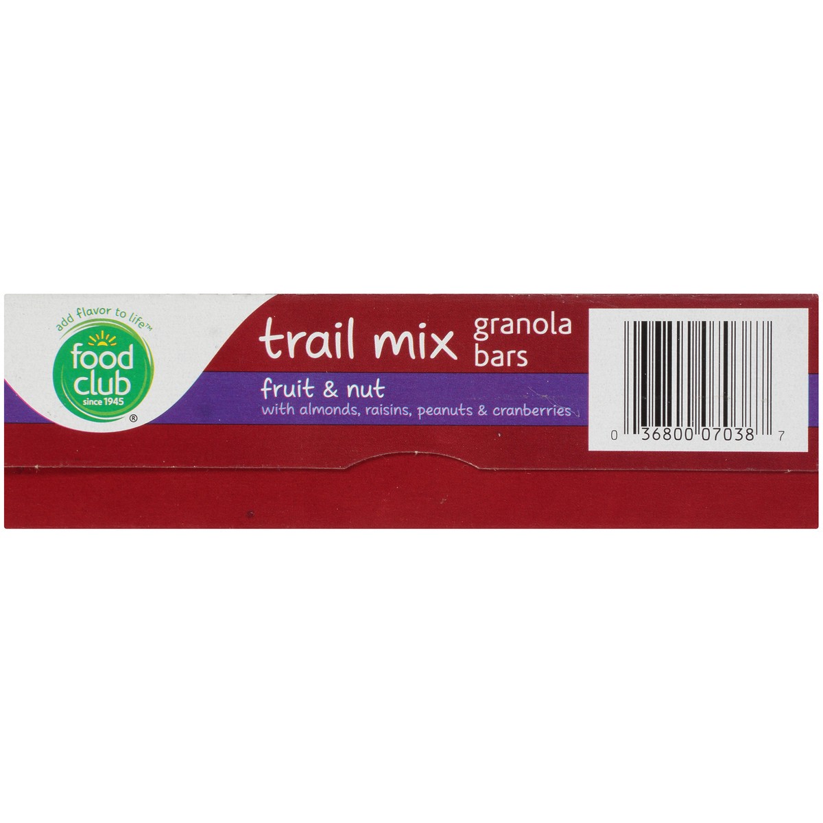 slide 8 of 10, Food Club Granola Bars, Trail Mix, Fruit & Nuts, 7.4 oz