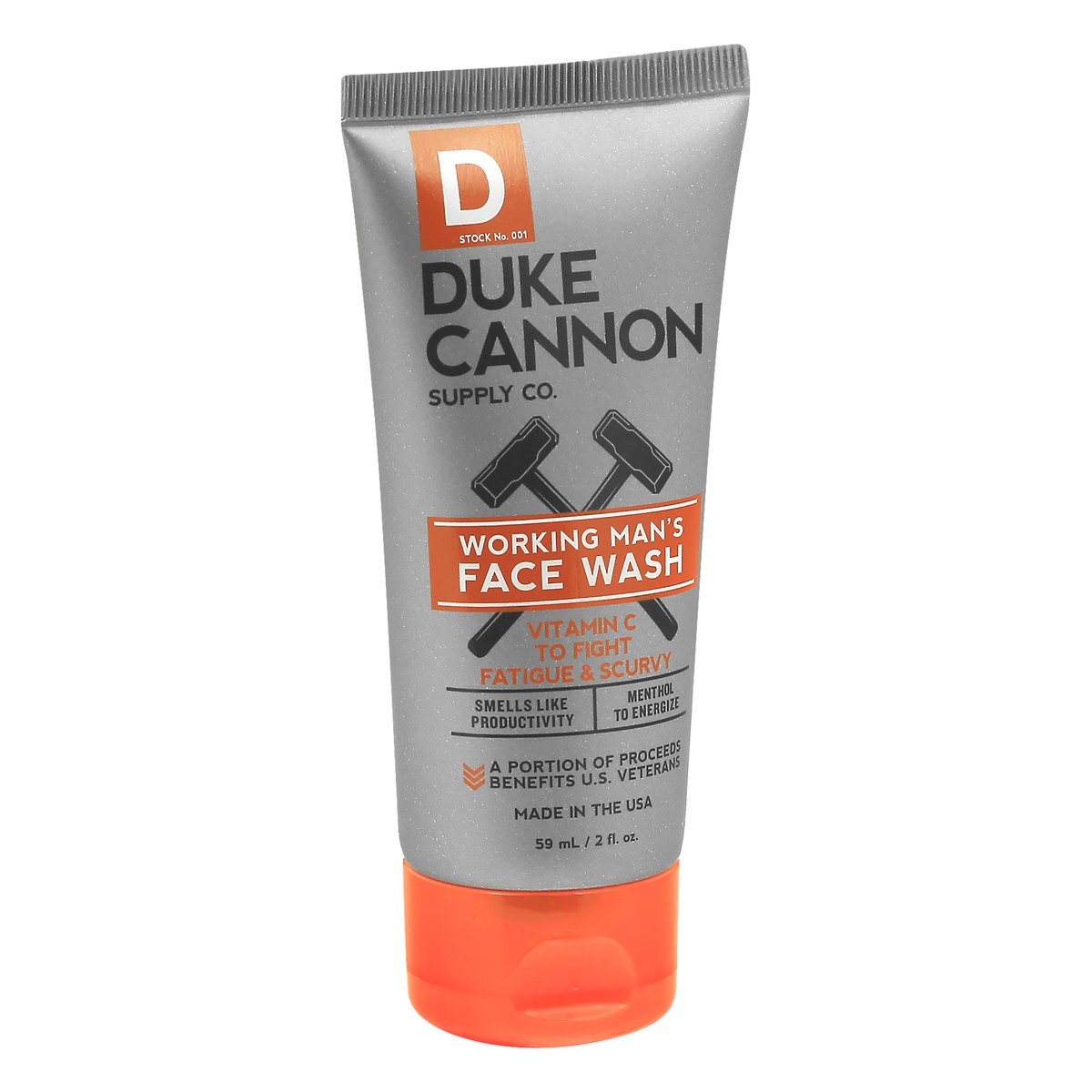 slide 2 of 9, Duke Cannon Face Wash 59 ml, 2 fl oz