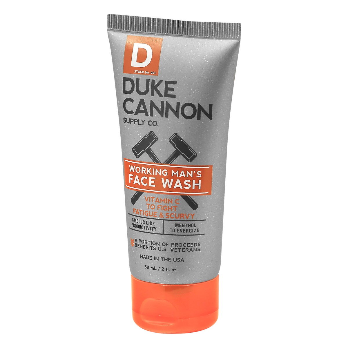 slide 5 of 9, Duke Cannon Face Wash 59 ml, 2 fl oz