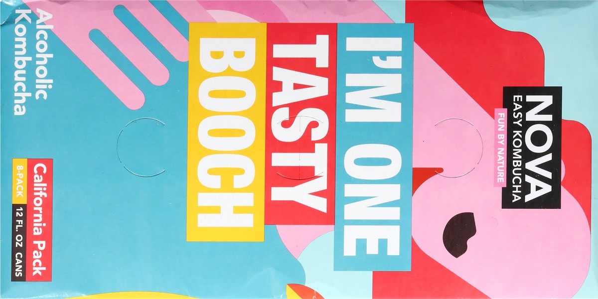 slide 2 of 13, Nova Easy Kombucha California Variety Pack 8 Pack In Cans - 12 Fl. Oz., 12 fl oz