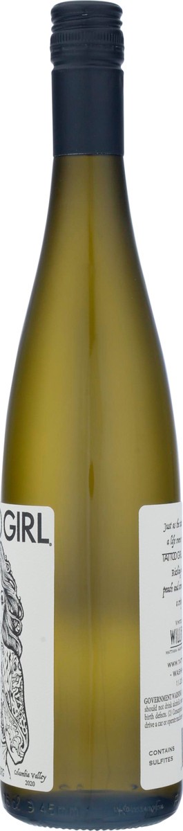 slide 6 of 9, Tattoo Girl Columbia Valley Riesling 750 ml, 750 ml