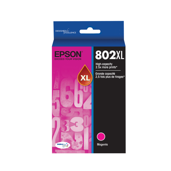 slide 1 of 2, Epson Durabrite Ultra T802Xl220-S High-Yield Cyan Ink Cartridge, 1 ct