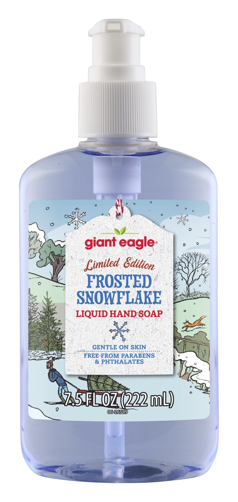 slide 1 of 1, Ge Frosted Snowflake Lhs, 7.5 oz