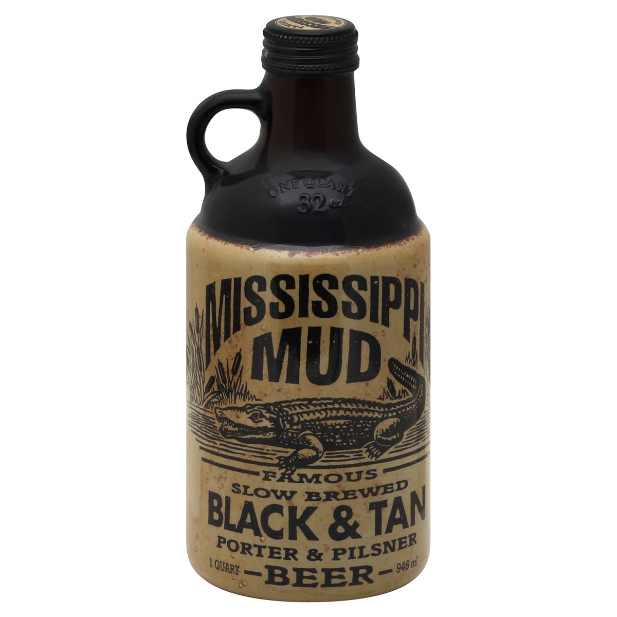 slide 4 of 4, Mississippi Mud Beer 1 qt, 32 oz btl