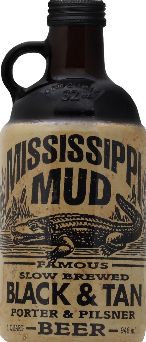 slide 1 of 4, Mississippi Mud Beer 1 qt, 32 oz btl