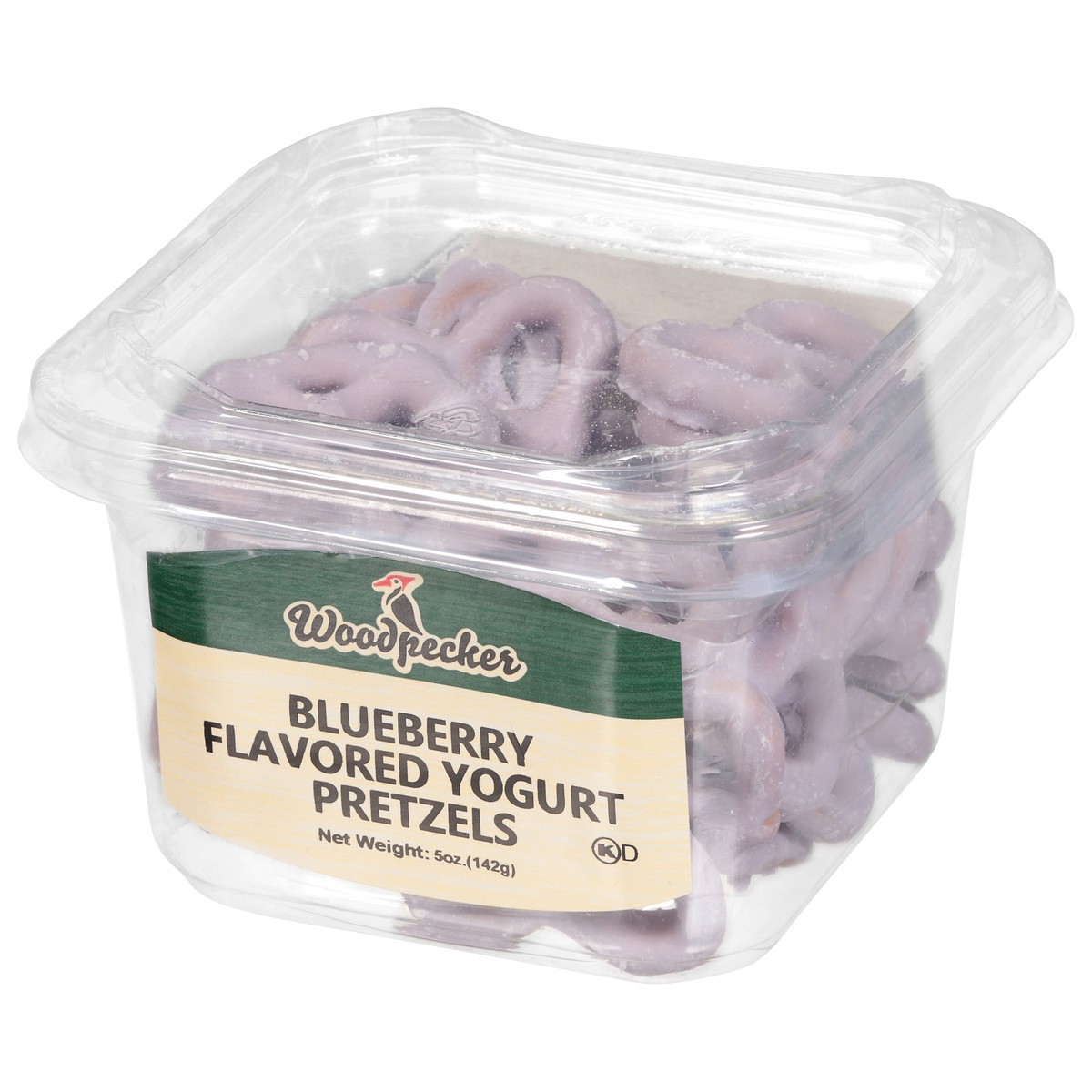 slide 10 of 13, Woodpecker Blueberry Flavored Yogurt Pretzels 5 oz, 5 oz