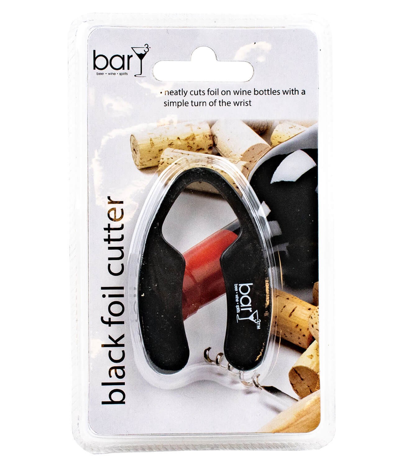 slide 1 of 1, Bar Y3 Black Foil Cutter, 1 ct