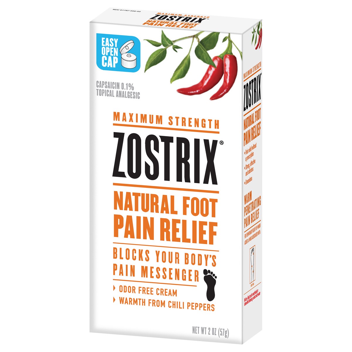 slide 9 of 9, Zostrix Maximum Strength Natural Foot Pain Relief 2 oz, 2 oz