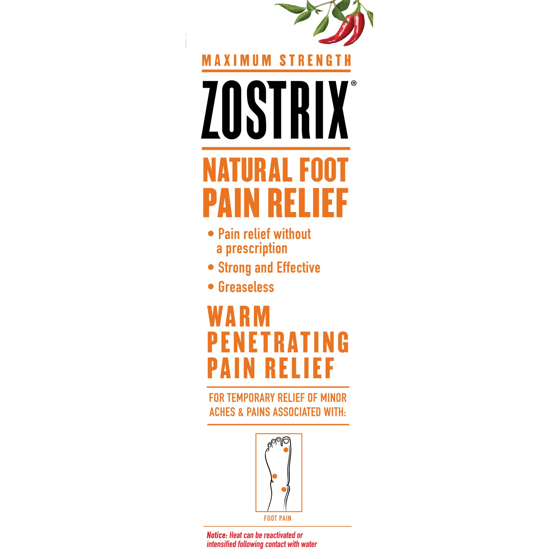 Zostrix Neuropathy Diabetic Foot Pain Relieving Cream 2 oz Shipt