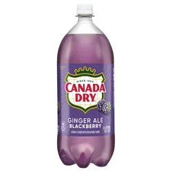 Canada Dry Blackberry Ginger Ale Soda, 2 L bottle